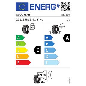 GUMA 235/35R19 91Y EAG F1 ASY 6 FP XL TL GOODYEAR